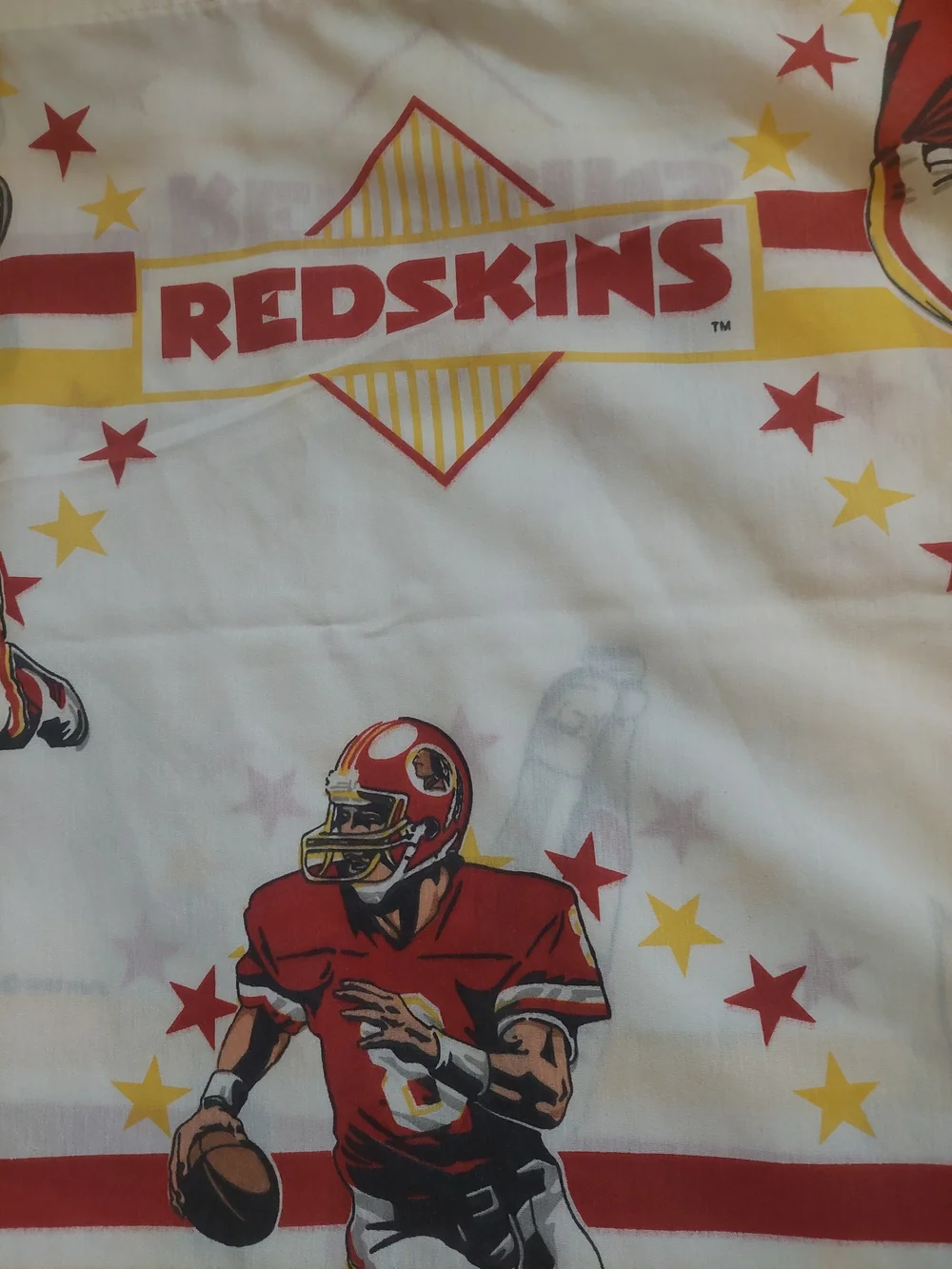 Vintage Washington Redskins Sheets